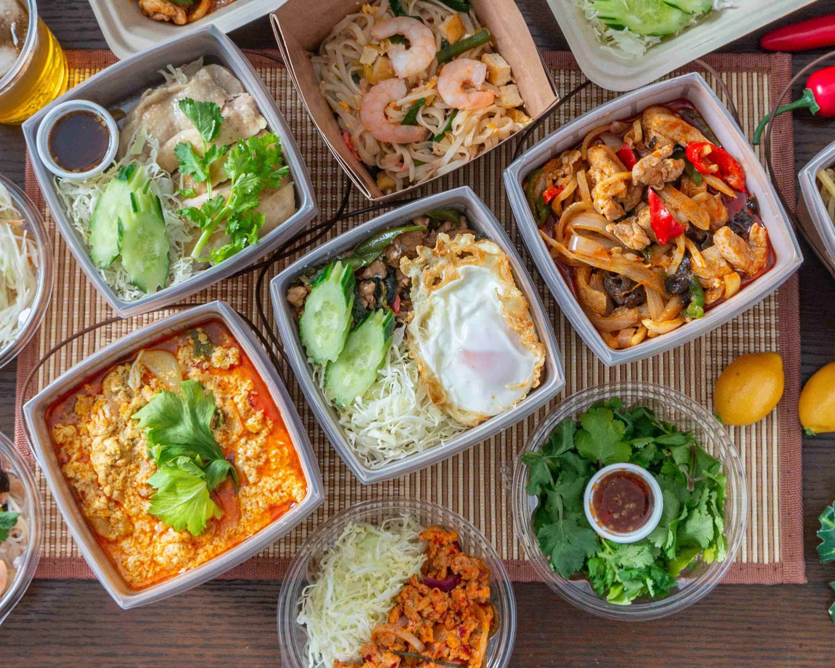 ガパオライスが人気🍛オーさんのタイ料理 Thai food OHsan's lunch box