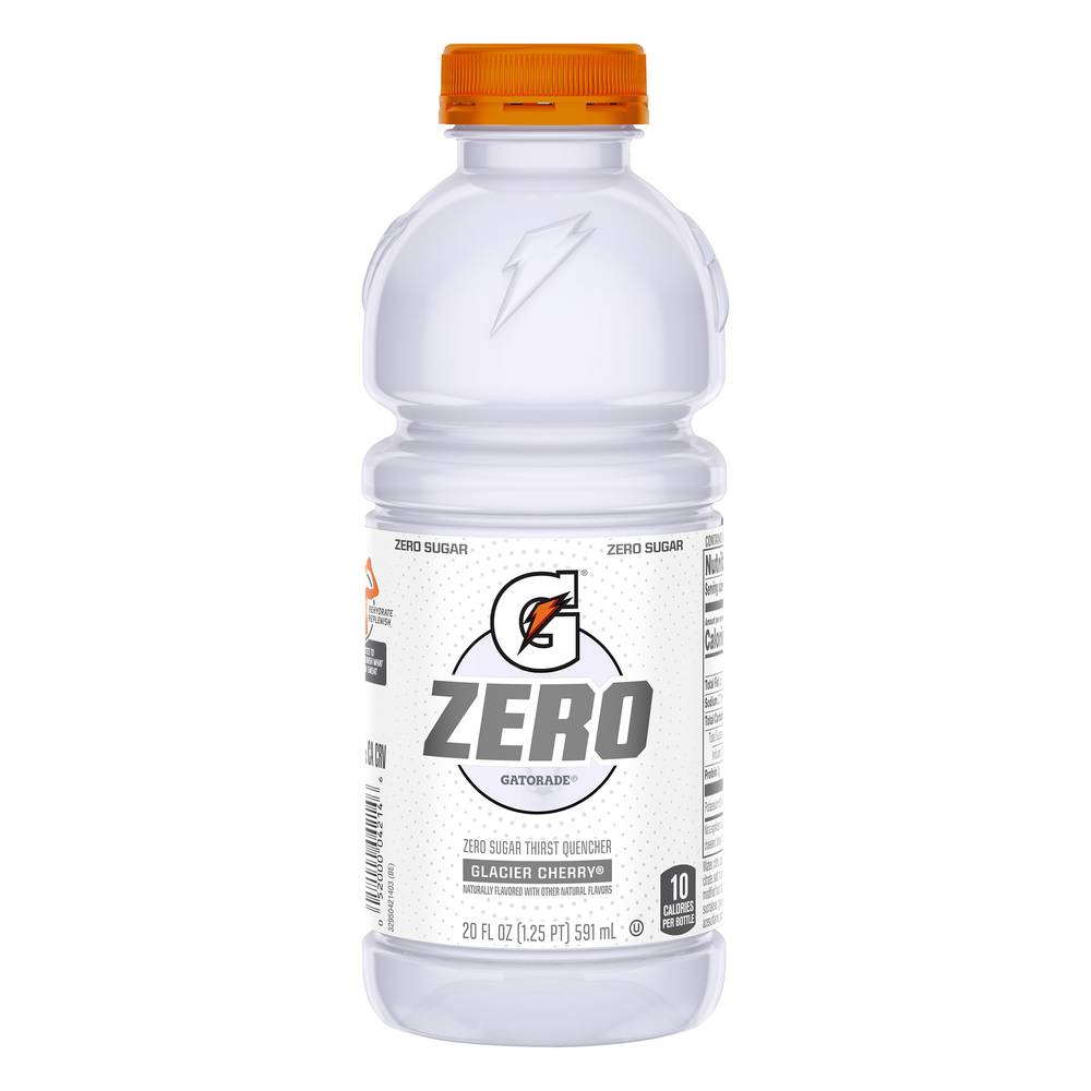 Gatorade Zero Sugar Thirst Quencher Sports Drink (20 fl oz) (glacier cherry)