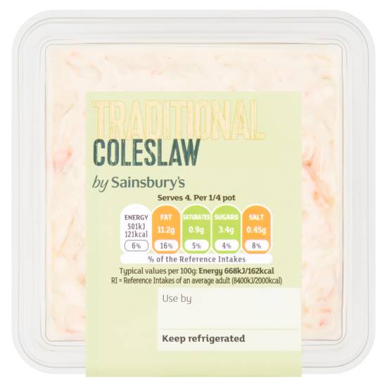 Sainsbury's Traditional Coleslaw (300g)
