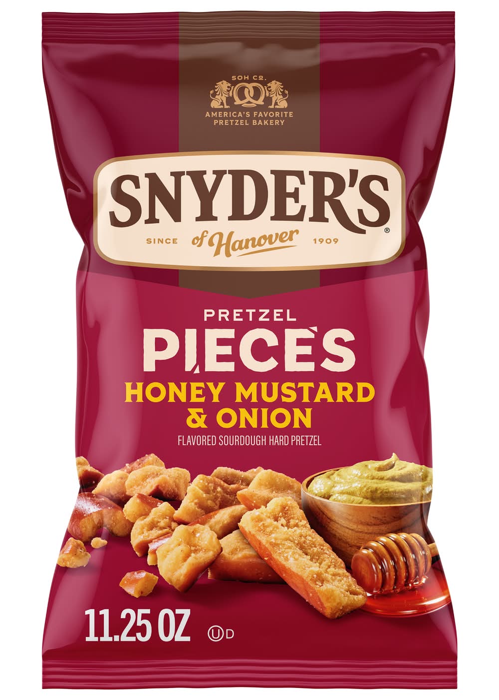 Snyder's of Hanover Pretzel Pieces, Honey Mustard & Onion (11.25 oz)