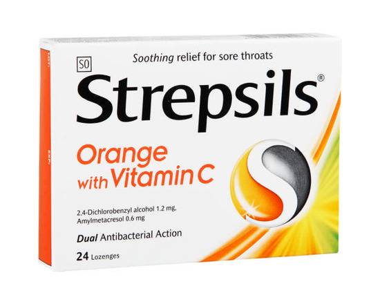 Strepsils - Orange With Vitamin C 24