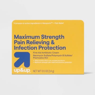 up&up First Aid Antibiotic Pain Relieving Cream (0.5 oz)