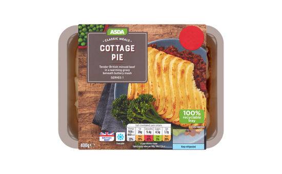 ASDA Cottage Pie Ready Meal 400G