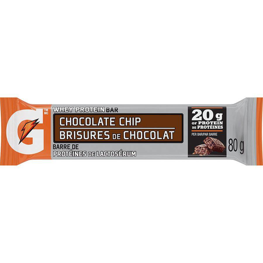 Gatorade Chocolate Chip Whey Protein Bar (80g)