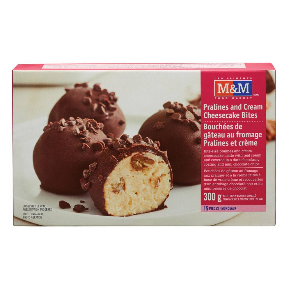 M&M Food Market · Pralines and Cream Cheesecake Bites (300g)