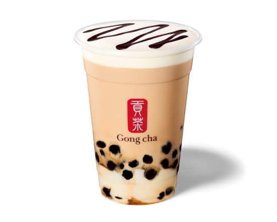 台湾豆花 パール ミルクティ― Taiwanese Tofu Pudding Pearl Milk Tea