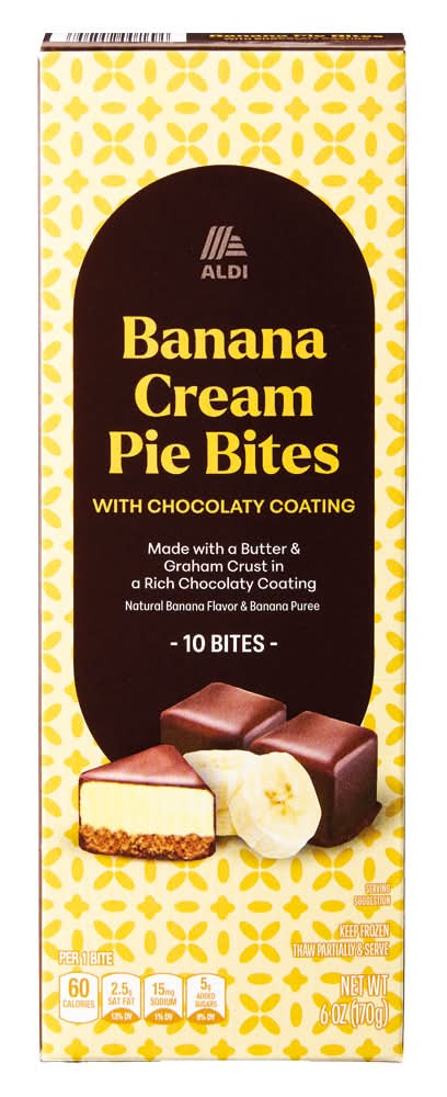 Aldi Pie Bites, Banana Cream (6 oz)