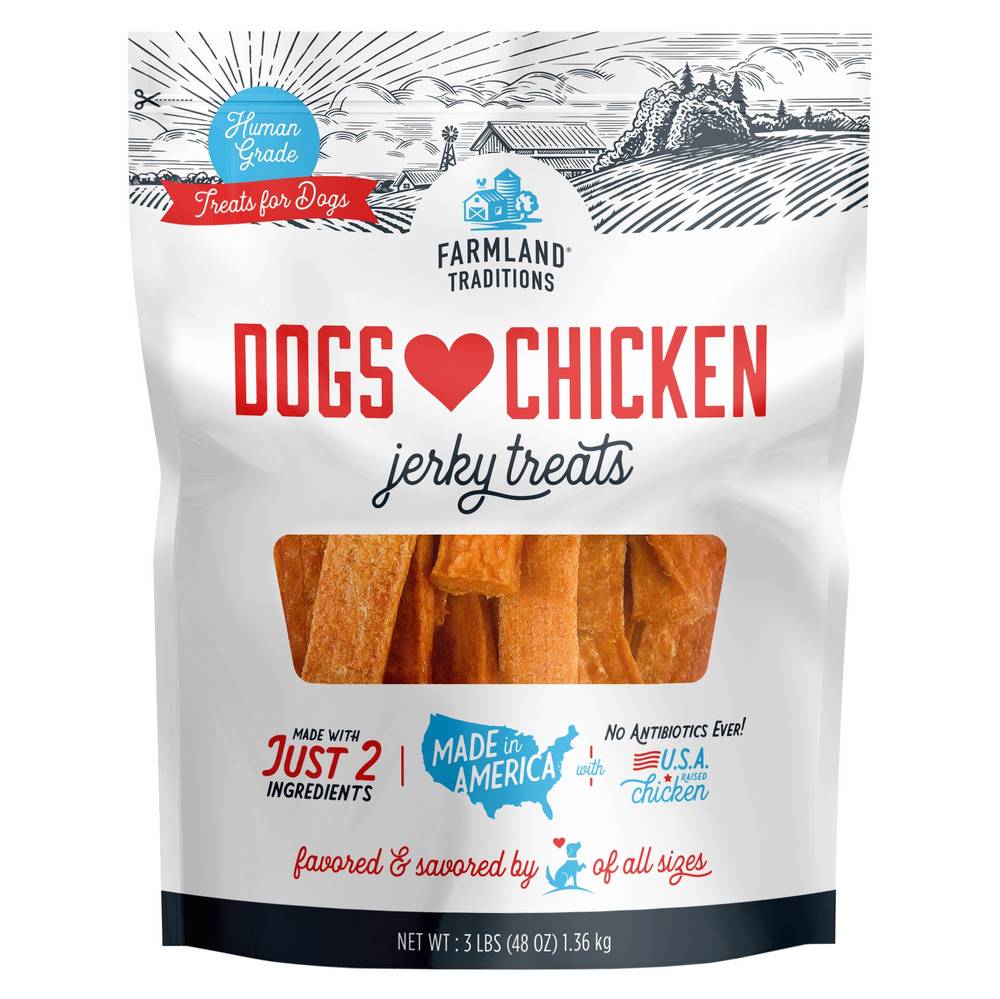 Farmland Traditions Dogs Chicken Jerky Treats