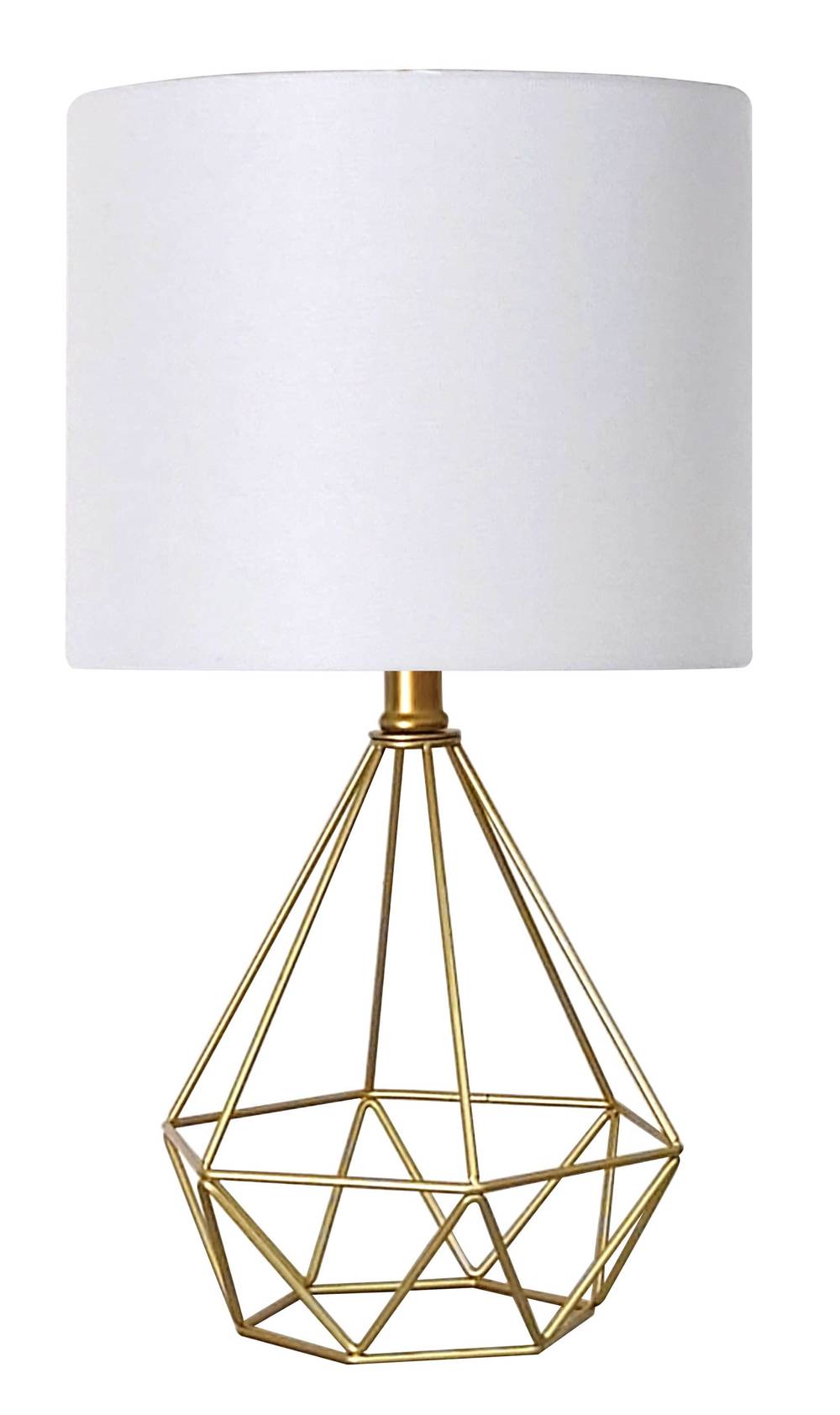 Origin 21 18-in Gold On/Off Switch Table Lamp with Fabric Shade | WML-3011