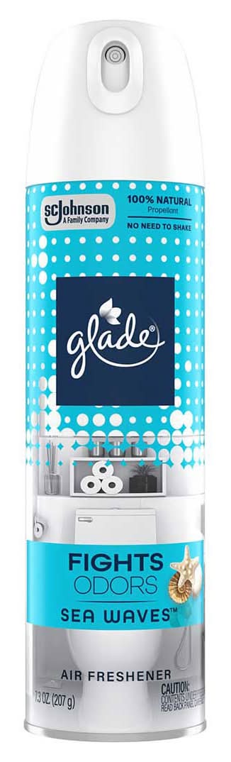 Glade Odor Fighting Air Freshener Spray Sea Waves 7.3 Oz 1pk
