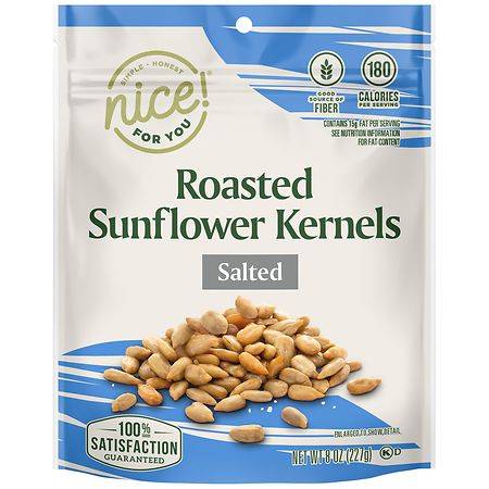 Nice! Roasted & Shelled Sunflower Kernels Salted