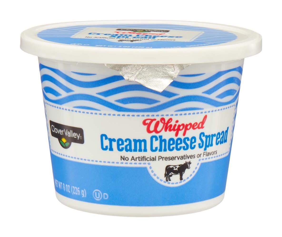 Clover Valley Whipped Cream Cheese Spread (8 oz)
