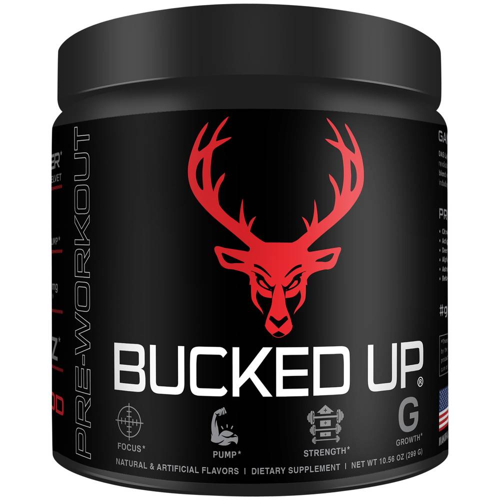 Bucked Up Pre-Workout Powder, Blood Raspberry (10.56 oz)