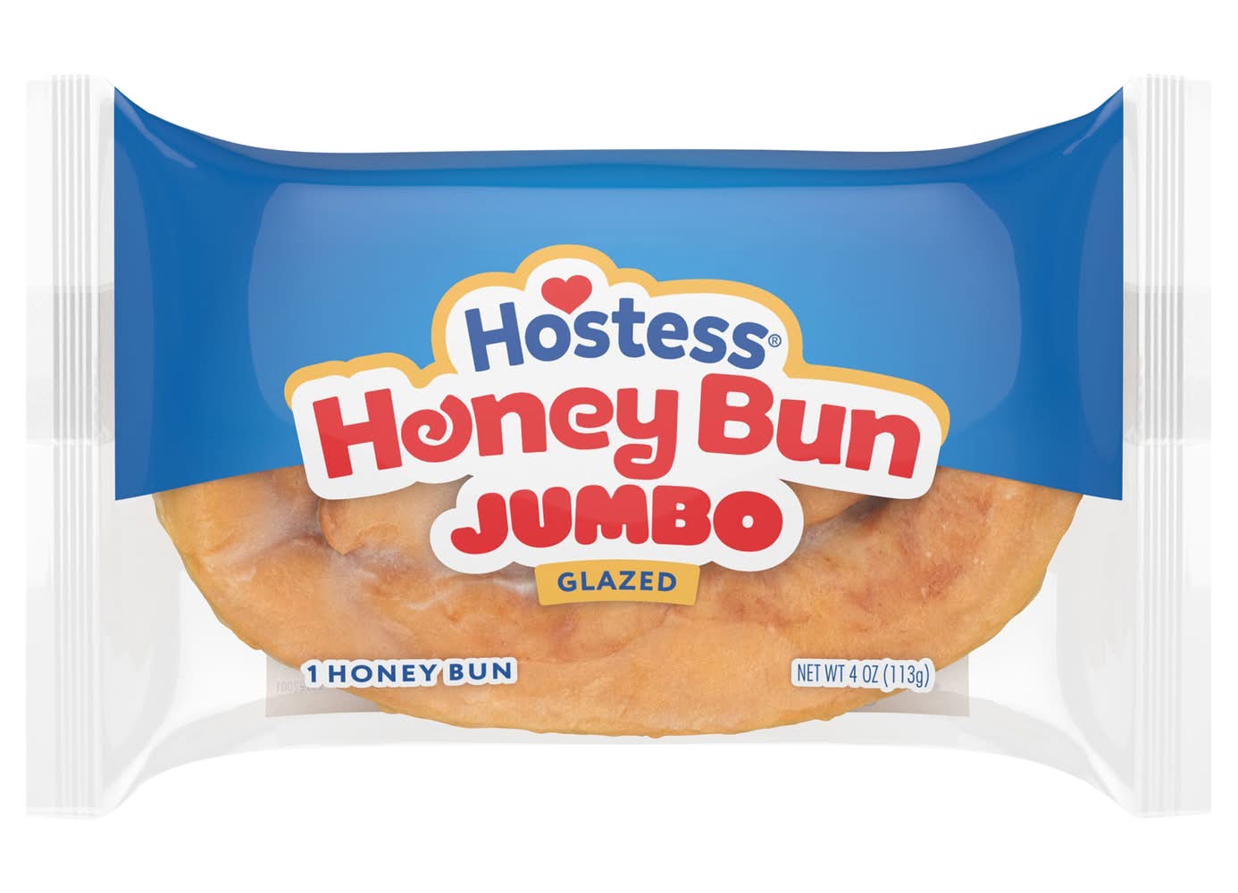 Hostess Jumbo Glazed Honey Bun (4 oz)