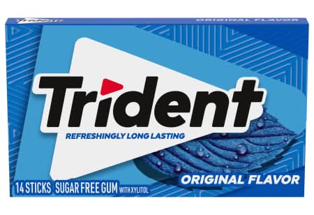 Trident® Original Flavor Sugar-Free Gum - 14 Sticks