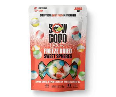 Sow Good Freeze Dried Candy Sweet Spheres (4 oz)