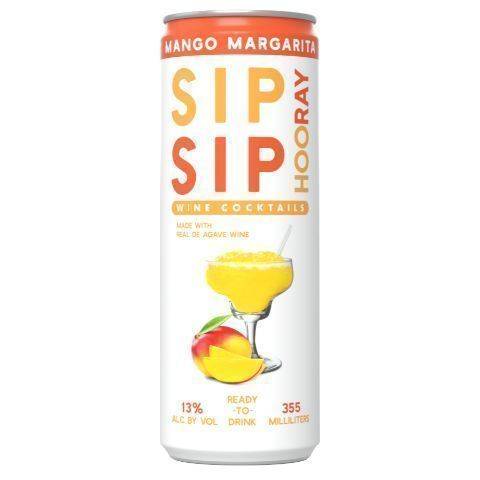 Sip Sip Hooray Margarita Wine Cocktail, Citrus-Mango (355 ml)