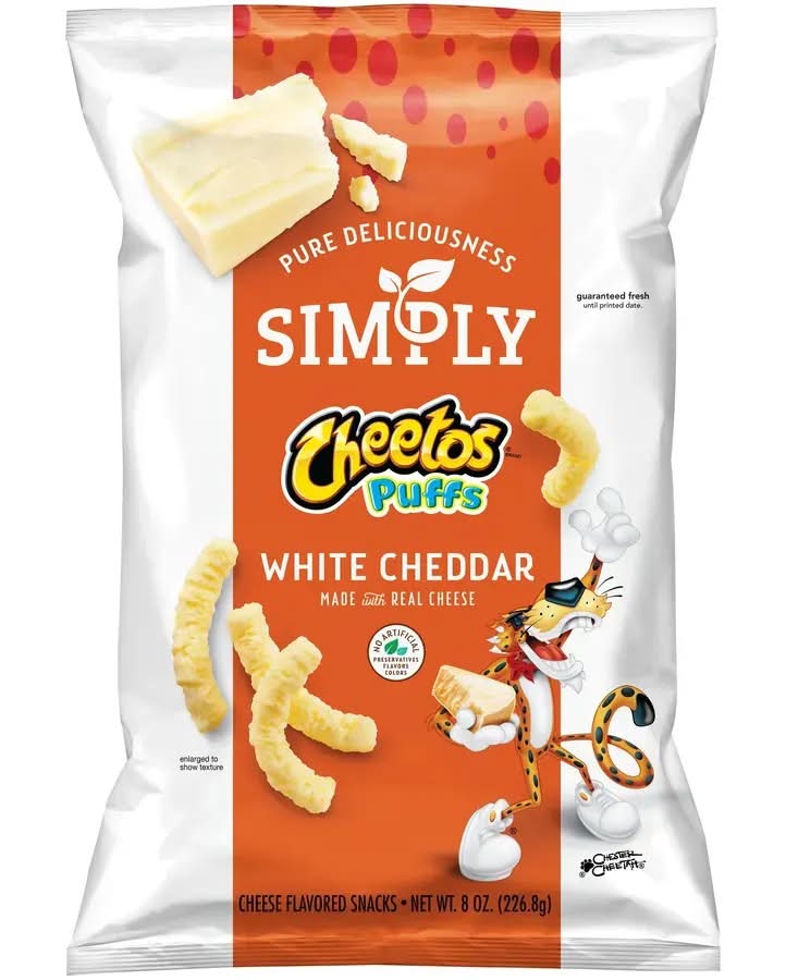 Cheetos Simply Puffs White Cheddar