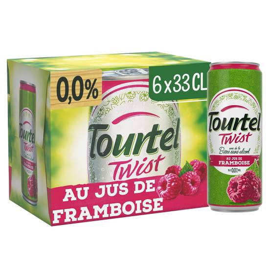 Tourtel Twist - Bière sans alcool (6 pièces, 330 ml) (framboise)