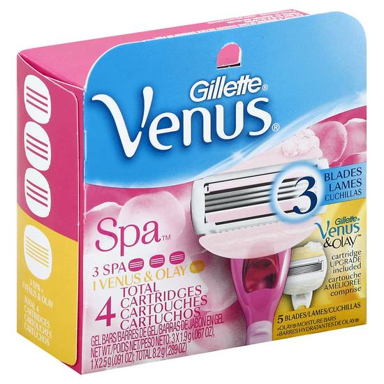 Gillette Venus Comfortglide Women's Razor Blades White Tea
