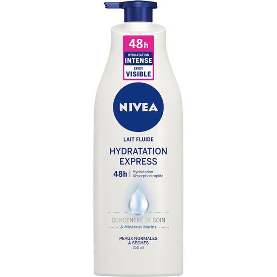 Nivea - Lait corps hydratant express 48h peaux extra sèches et tiraillées minéraux marins (250 ml)