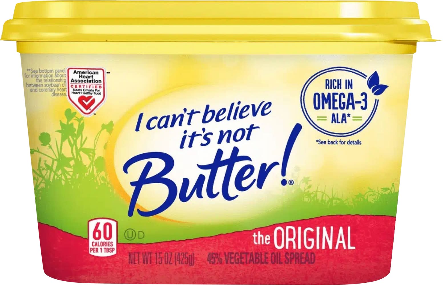 I Can't Believe It's Not Butter! The Original Vegetable Oil Spread (15 oz)