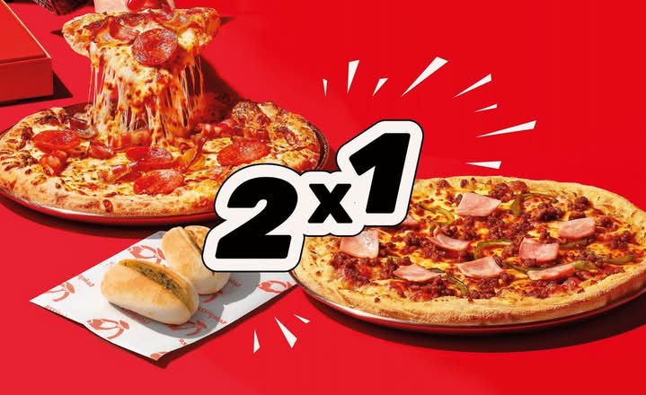 Pizza Média + 2 Pães de Alho