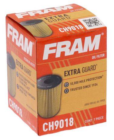 Fram Ch9018 Extra Guard Oil Filter (proven protection for up to 8,000 kms)