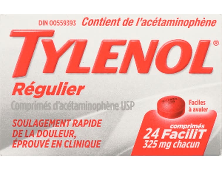 Tylenol Regular Strength Acetaminophen Tablets 325 mg (50 g)