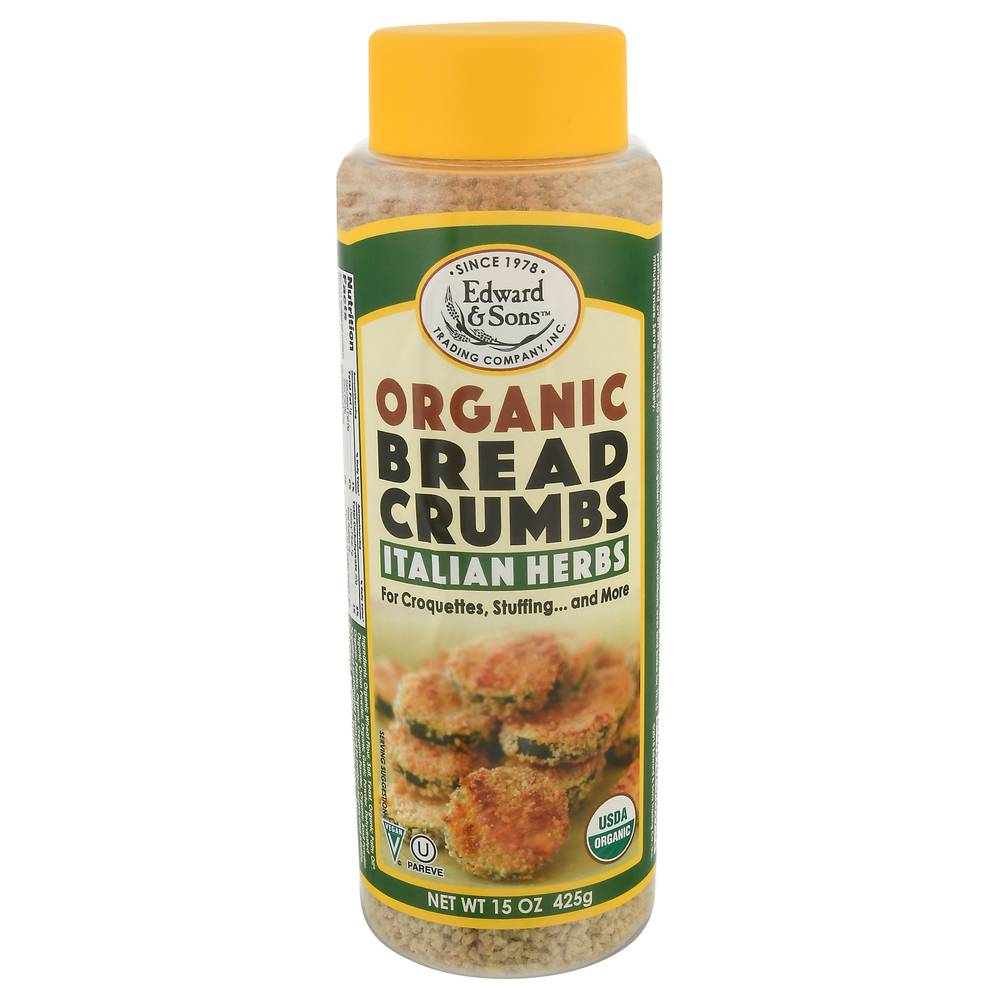 Edward & Sons Organic Italian Herbs Bread Crumbs (15 oz)