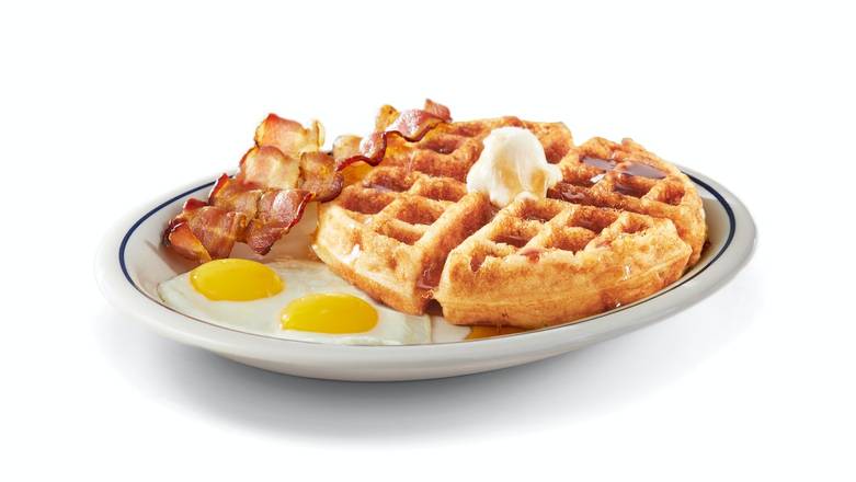Order Gluten-Friendly Belgian Waffle Combo food online from IHOP store, Miami on bringmethat.com