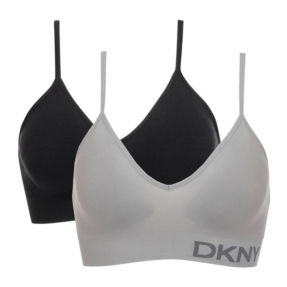 DKNY Ladies' Seamless Bralette, Medium, 2-pack, Assorted Colors