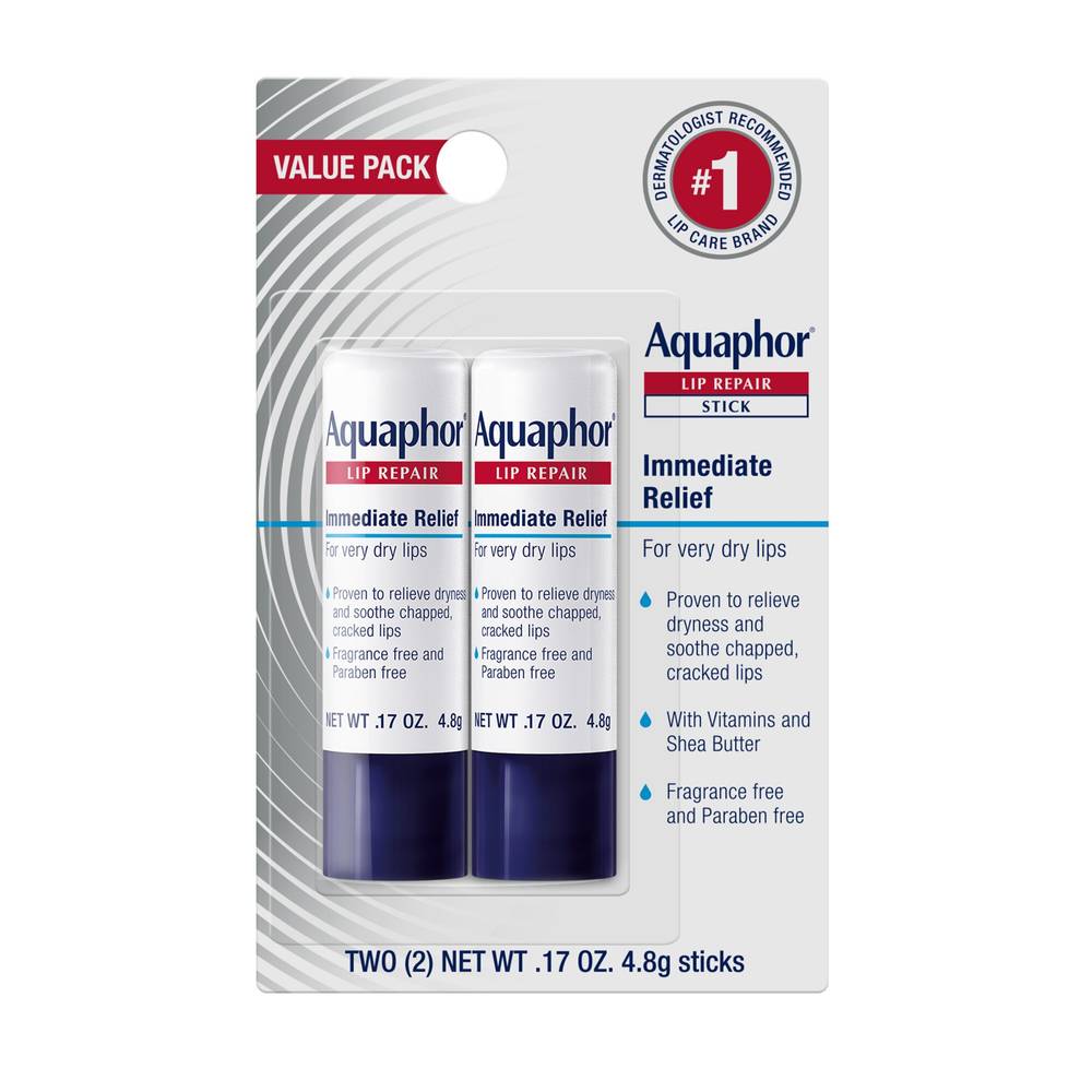 Aquaphor Lip Repair Stick (34 oz, 2 ct)