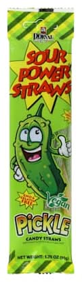Sour Power® Straws Pickle Candy Straws 1.7oz Pickle