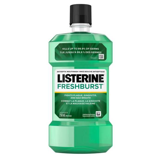 Listerine Fresh Burst Antiseptic Mouthwash (250 ml)