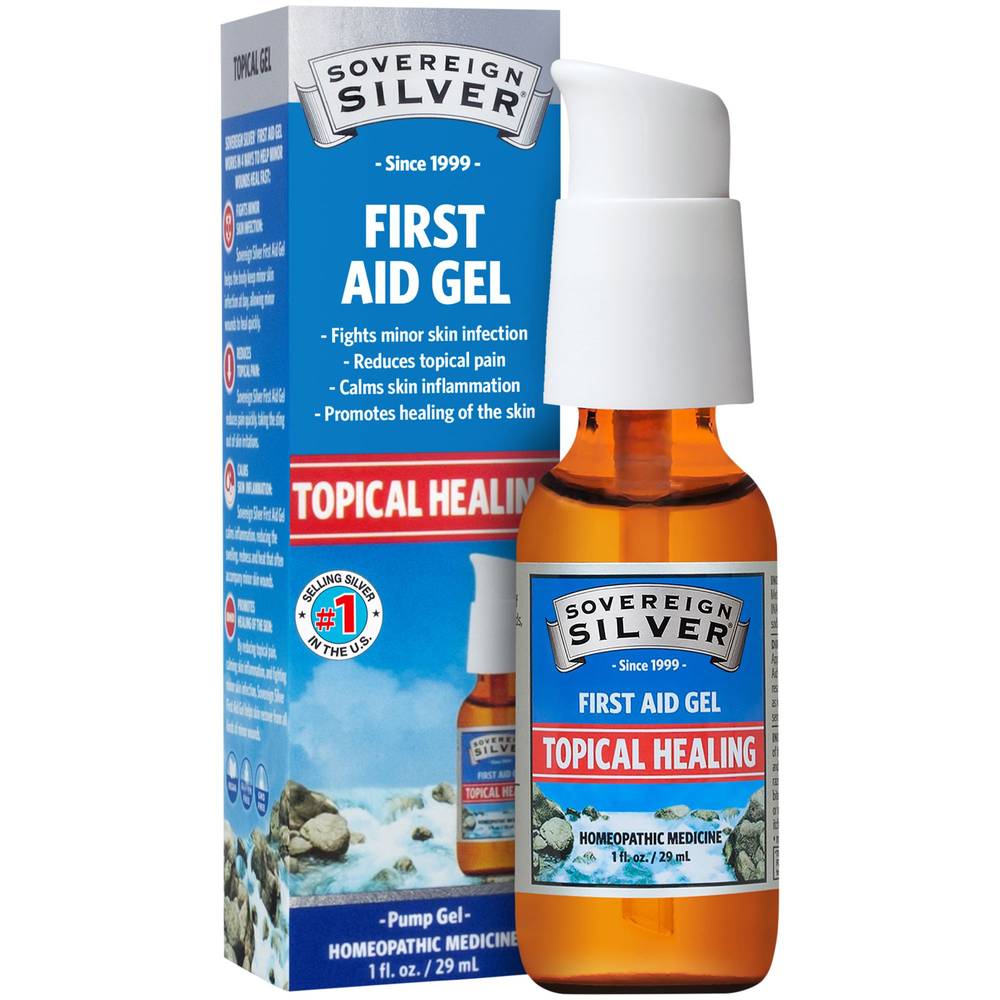 First Aid Gel - Homeopathic Medicine - Fights Minor Skin Infection & Calms Skin Inflammation (1 Ounce)