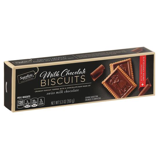 Signature Select Swiss Milk Chocolate Biscuits