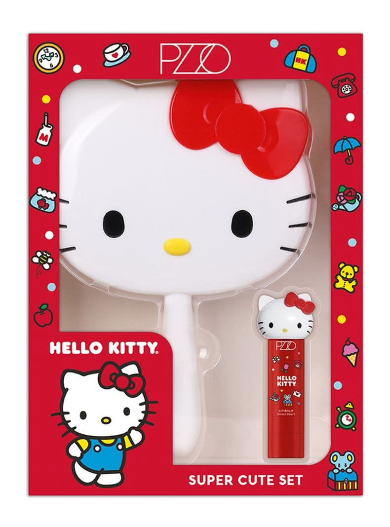 Petrizzio Set Super Cute Hello Kitty Espejo + Bálsamo único color