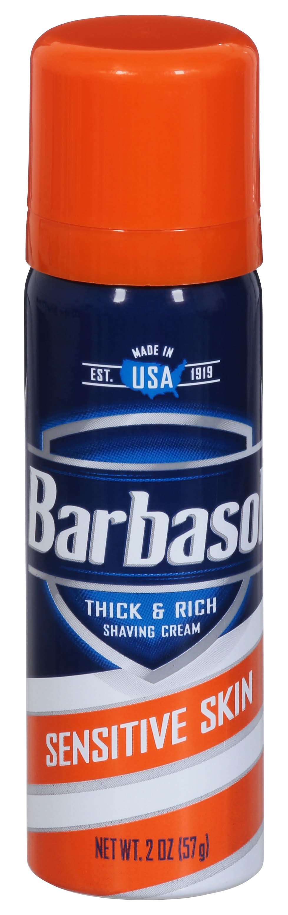 Barbasol Sensitive Skin Thick & Rich Shaving Cream (2 oz)