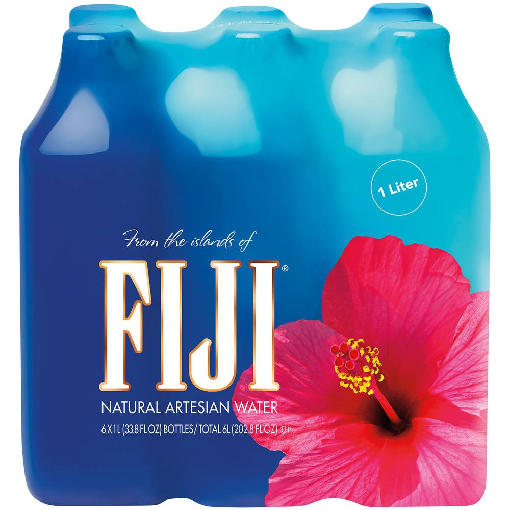FIJI Natural Artesian Water (6 x 33.8 fl oz)