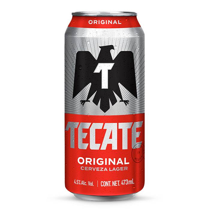 Tecate · Cerveza clara original (473 ml)