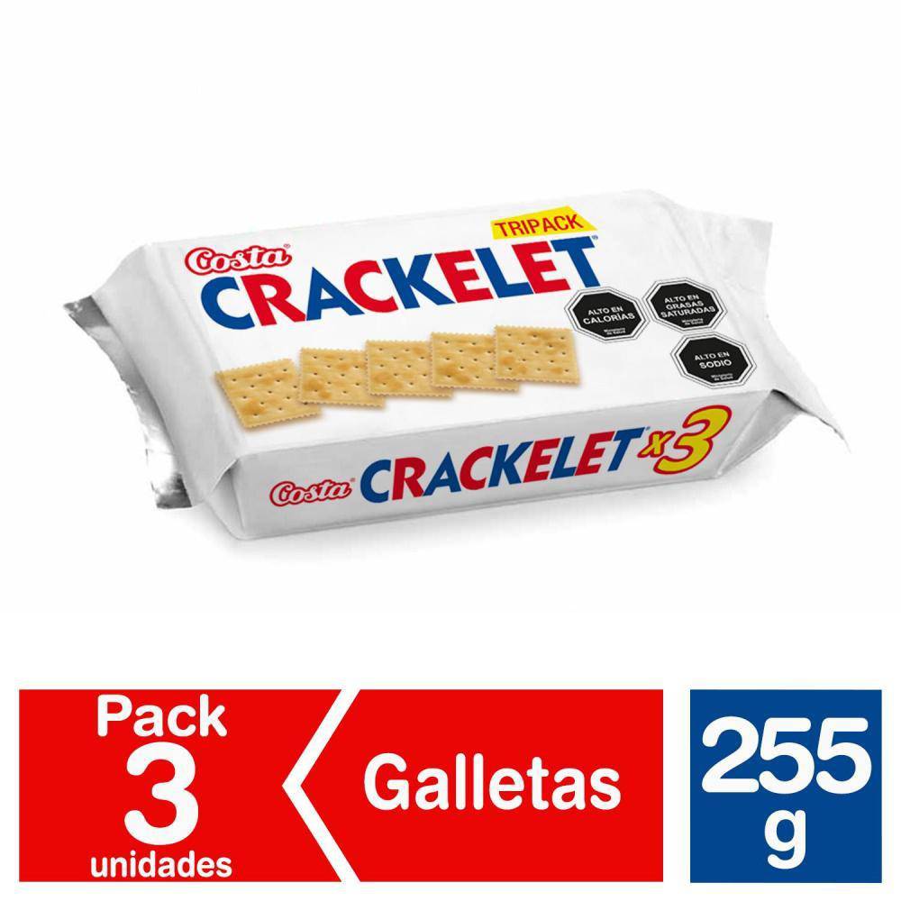 Costa galletas crackelet (3 un)