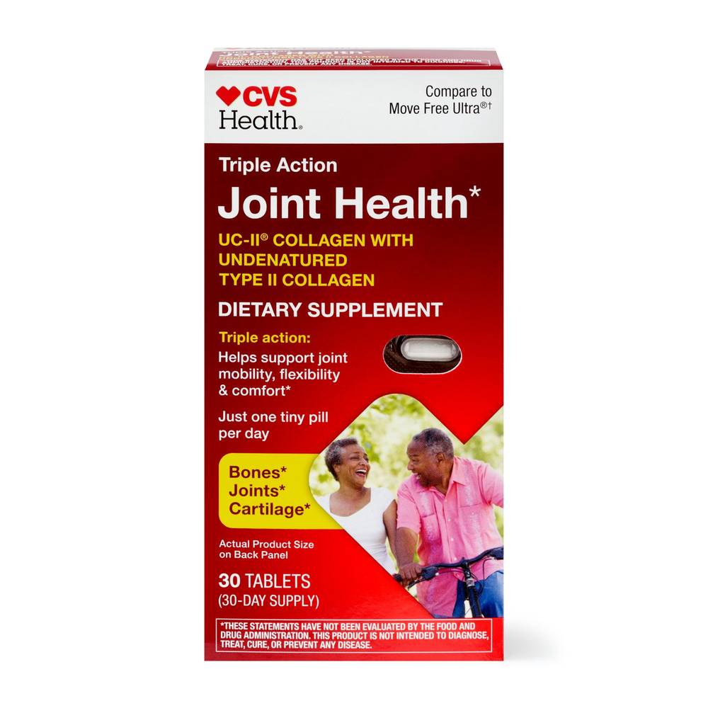 Cvs Health Triple Action Joint Health Tablets, 30 Ct