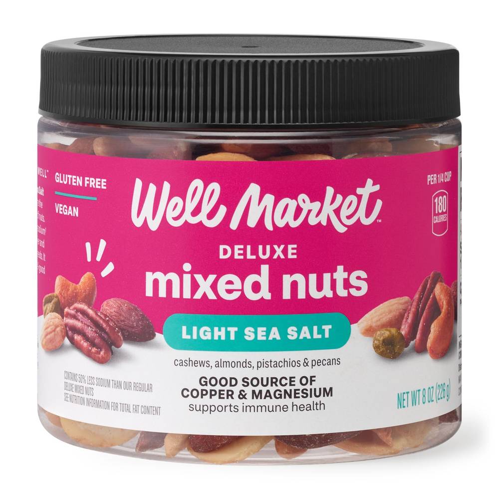 Well Market Lightly Salted Deluxe Mixed Nuts (8 oz)