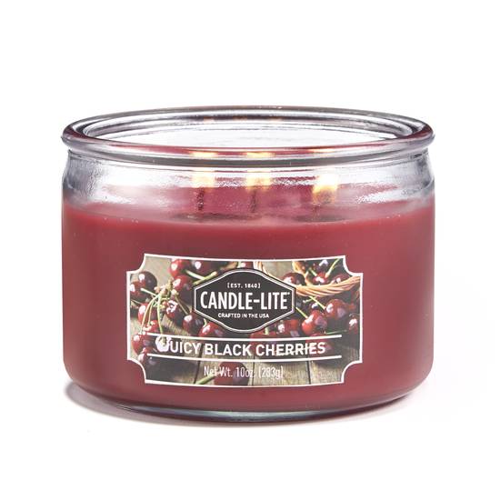 Candle-lite 3-Wick Juicy Black Cherries Jar Candle (10 oz)