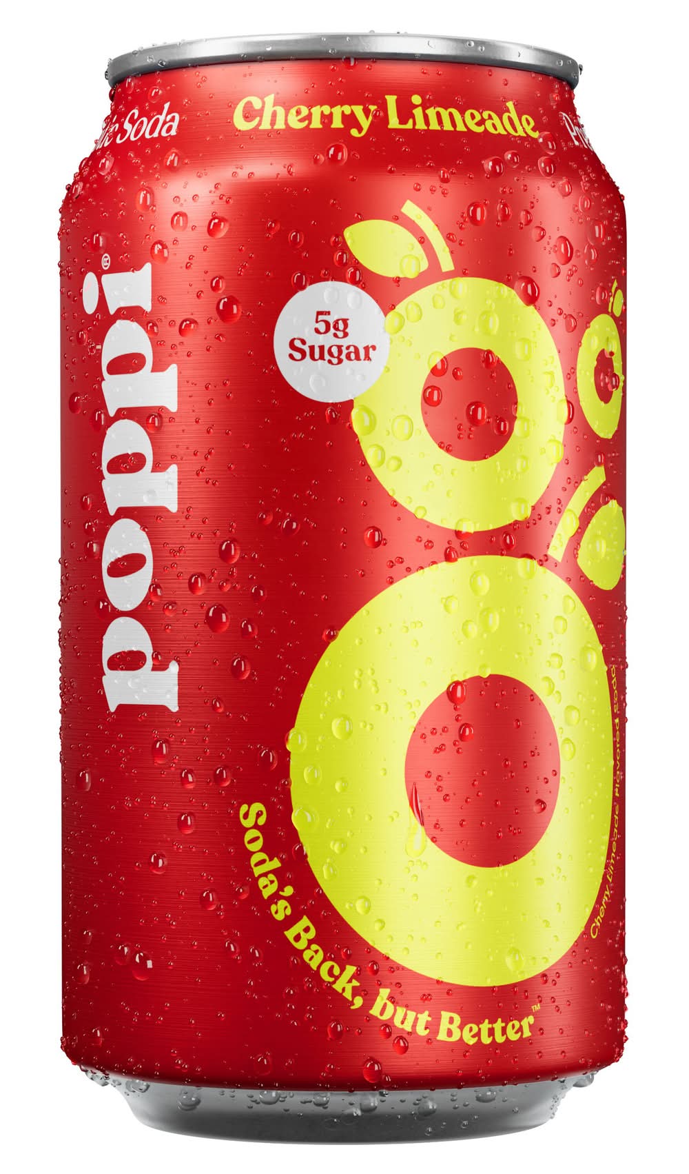 poppi Prebiotic Soda, Cherry Limeade (12 fl oz)