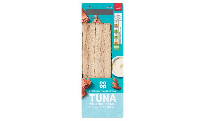 Co-op Tuna with Mayonnaise on White Bread