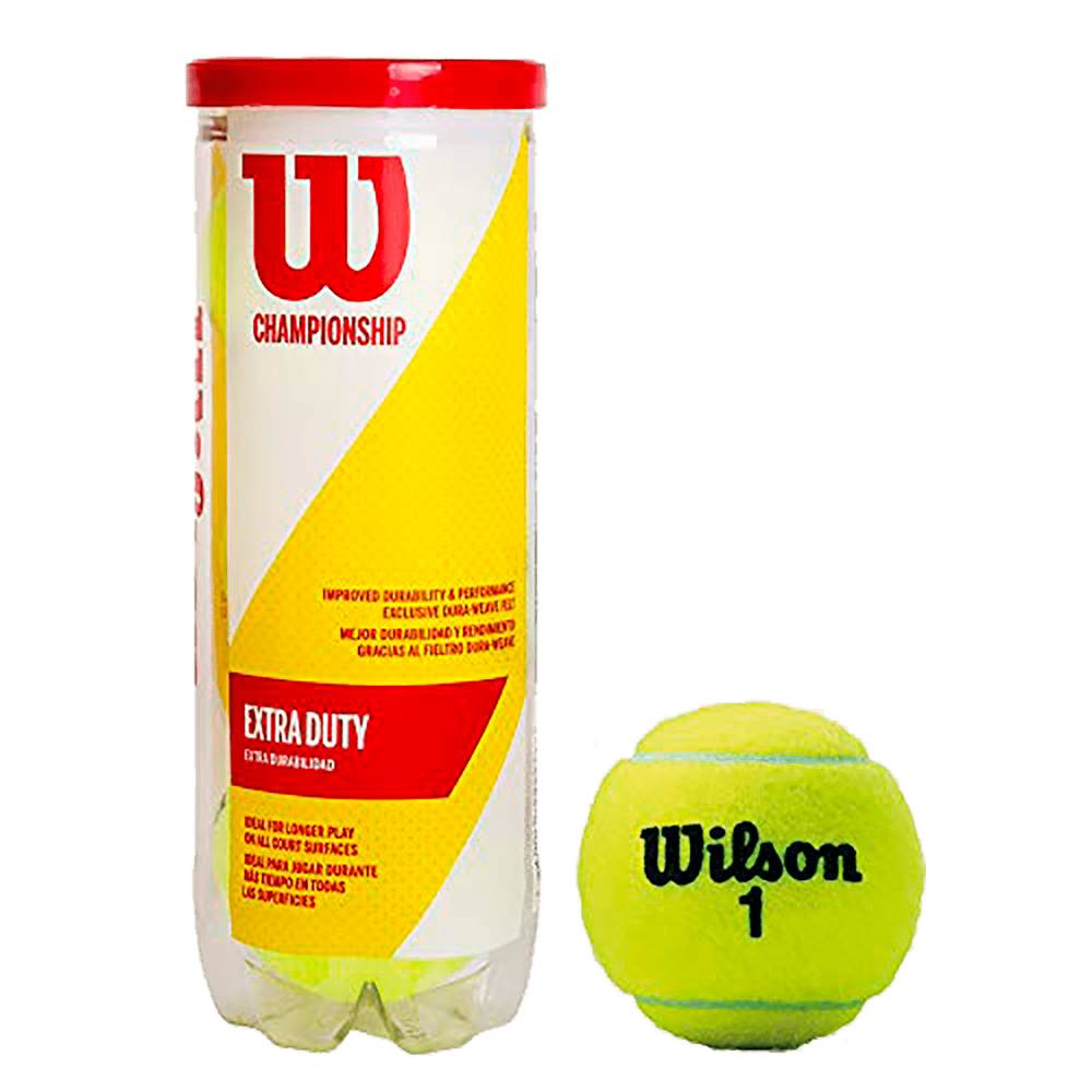 Wilson pelotas de tenis championship (3 u)