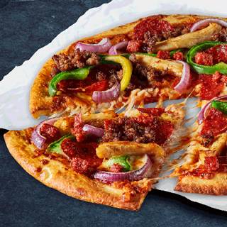 BBQ Mixed Grill pizza