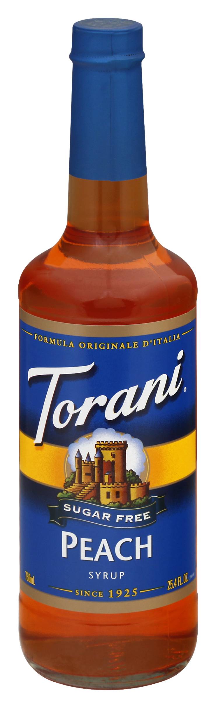 Torani Sugar Free Peach Syrup (25.4 fl oz)